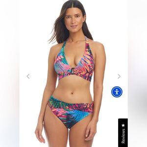 Bleu Rod Beattie Wild Thing Sweetheart Bikini set NWT Size 6